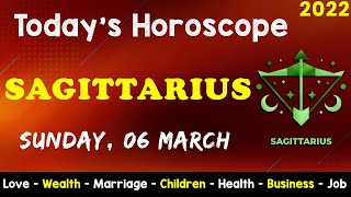 Aj Ka Din Kaisa Rahe Ga | Sagittarius Daily Horoscope | Horoscope Today | Aj Ka Din | 06 March 2022