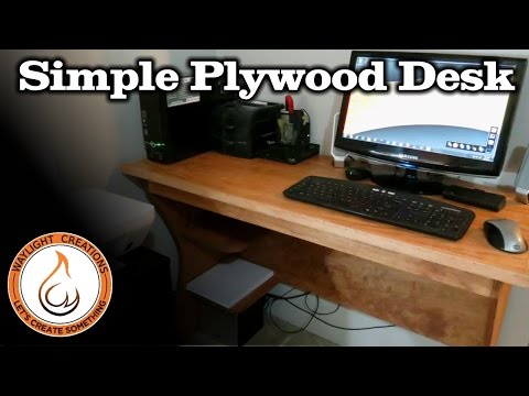 Simple diy 2024 computer desk