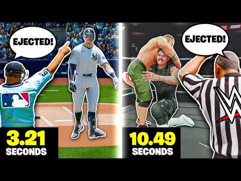 How Fast Can I Get EJECTED In EVERY Sport?