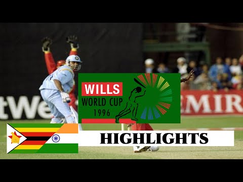 India vs Zimbabwe Match 29 Highlights Kanpur, Wills World Cup 1996