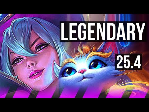 ELISE & Sivir vs YUUMI & Zeri (SUP) | 14/2/14, Legendary | KR Master | 25.4