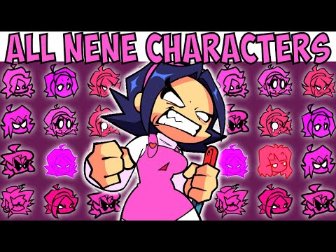 ALL NENE CHARACTERS | FNF Character Test | Gameplay VS Playground