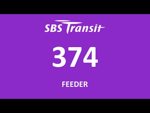 SBS Transit Feeder Bus Service 374 Hyperlapse