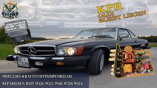 Naprawa przekaźnika pompy paliwa Mercedes R107/W126 i inne
