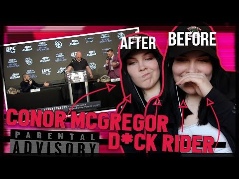 MCGREGOR FANGIRL REACTS TO THE UFC 229 PRESS CONFERENCE FOR THE FIRST TIME!!