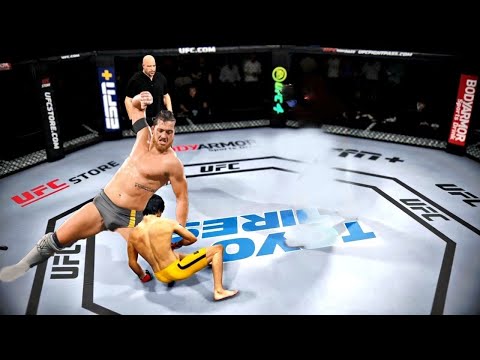 Bruce Lee vs Giant Horhe ( EA Sports UFC 4 ) wwe mma