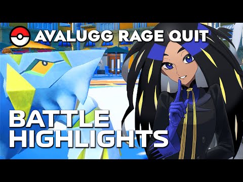 RAGE QUIT vs Avalugg - Pokemon Battle Highlights
