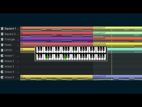 【FamiStudio Original】Stars Falling Downtown(5 - N163)