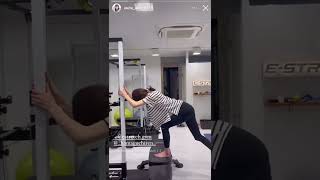 女子アナ 沖田愛加 トレーニング動画 #shorts