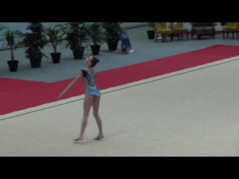Nina Menshenina RUS ball junior all around Luxenbourg Trophy 2017