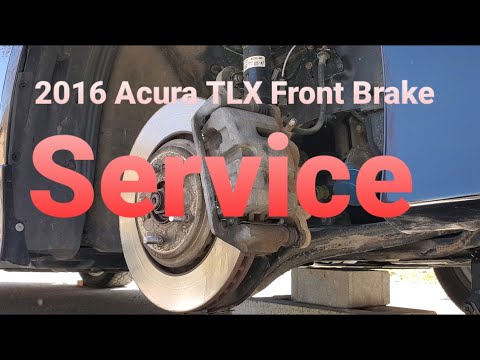 Acura TLX-(2016)- Front Brake Service