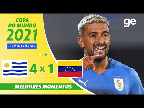 Gols e lances de Uruguai x Venezuela