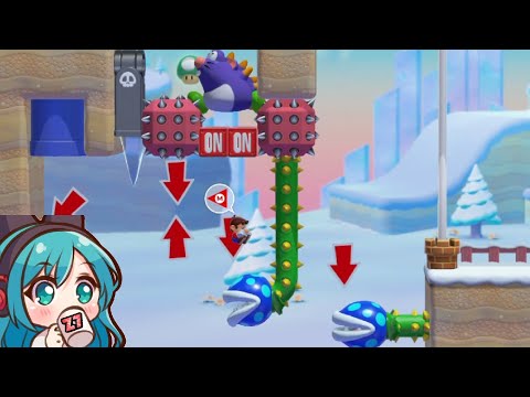 Winter Flower Garden by SR|☆SUMIRE [MARIO MAKER 2]