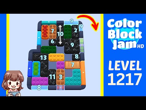 Color Block Jam Level 1217 Solution Walkthrough