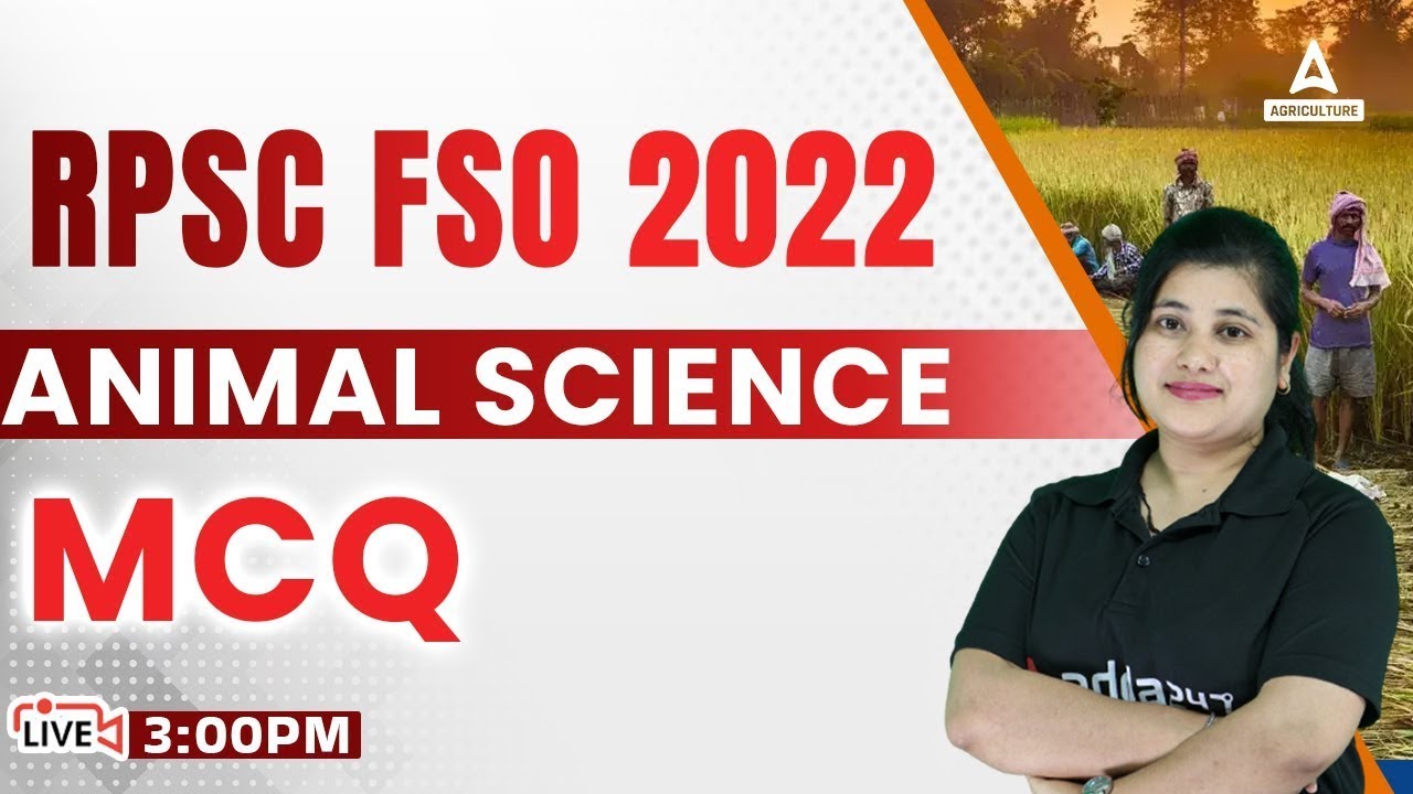Animal Science MCQ for RPSC FSO 2022 | RPSC FSO 2022 Preparation by Heena Naithani