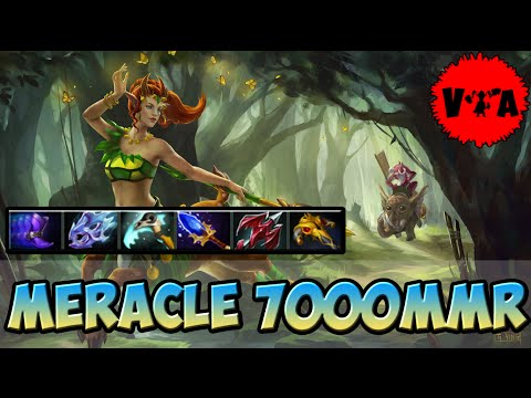 Dota 2 - Meracle 7000 MMR Plays Enchantress vol #1 - Ranked Match