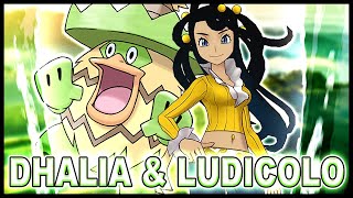 Grassy Terrain AND Rain Setter! Dahlia & Ludicolo Kit Reaction! | Pokemon Masters EX