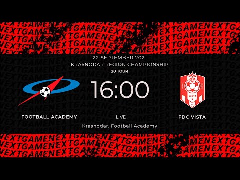 22.09.2021. Football Academy - FDC Vista. KRASNODAR REGION CHAMPIONSHIP. 20 TOUR.