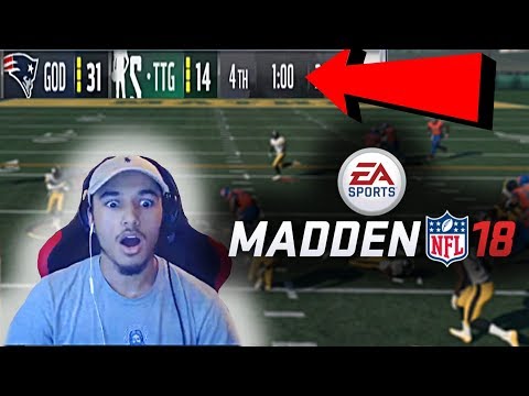 GREATEST COMEBACK EVER!!! 17 POINTS IN THE LAST MINUTE!!! Madden 18 Ultimate Team Gameplay