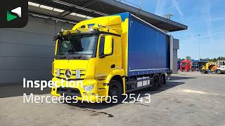 Mercedes-Benz Actros 2543 6X2 German Truck Lift Axle Tailgate Euro 6 curtainsider truck | Image 4 - Autoline