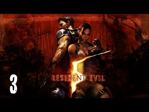 Resident Evil 5 Walkthrough S-Rank Part 3 - Chainsaw Majini!