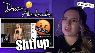 Dear DJ Akademiks SHTFUP ( MUST WATCH ) STOP DISRESPECTING  NICKI ENOUGH