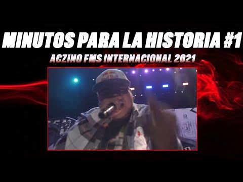 ACZINO ROMPIÓ EL MINUTO DE PRESENTACIÓN DE FMS INTERNACIONAL🔥II MINUTOS PARA LA HISTORIA #1