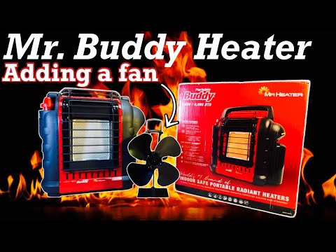 Mr Buddy portable heater FAN INSTALL!