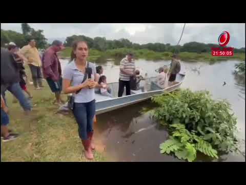 Reyes Beni / afectados por subida en el nivel de los ríos