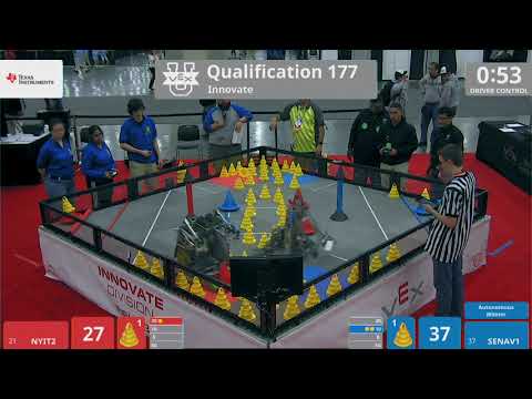 2018 VEXU Innovate Q177 - NYIT2 vs SENAV1 - 61 to 44