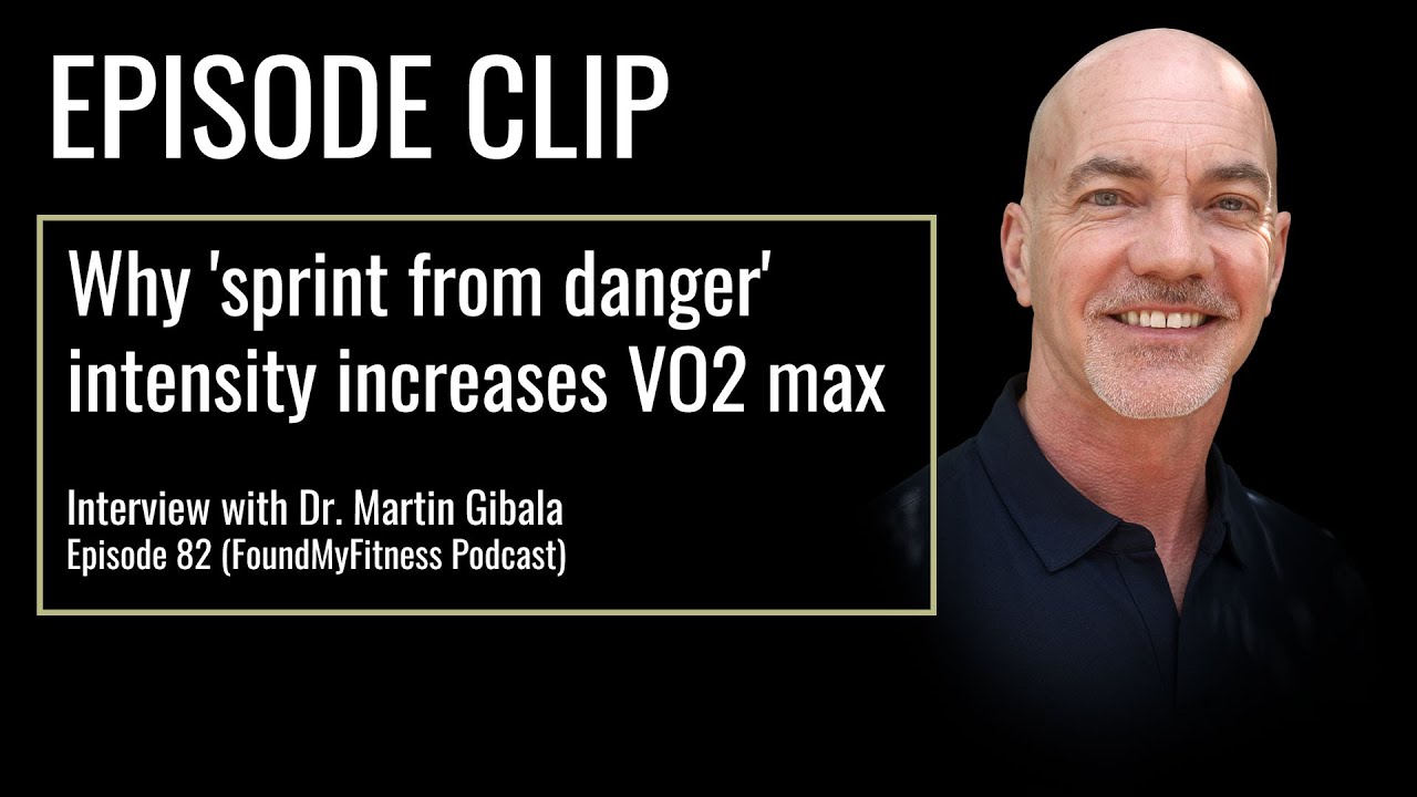 Why 'sprint from danger' intensity increases VO2 max | Dr. Martin Gibala