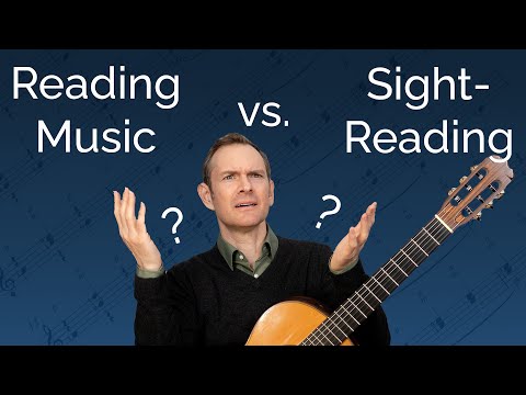 Reading Music vs. Sight-Reading on Guitar:  What's the Difference?