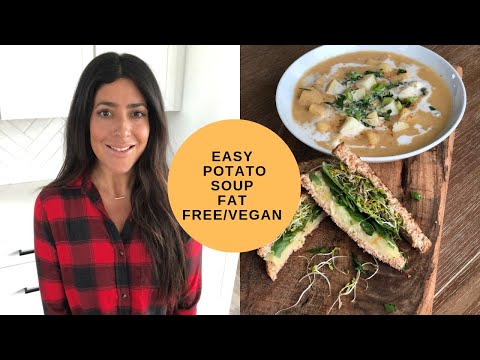 Easy Potato Soup for Weight Loss. Fat Free , Vegan