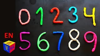 Learn to count with play dough numbers – educati