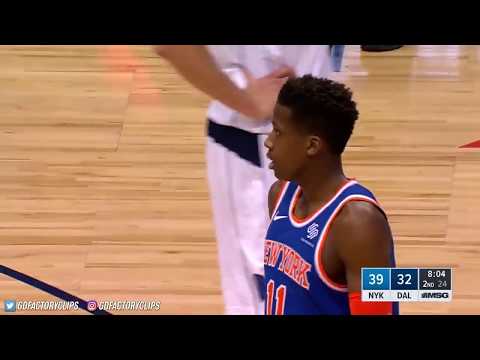 Frank Ntilikina vs Dennis Smith Jr SICK ROOKIES Duel Highlights Knicks vs Mavs NBA 1 7 18