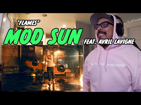 MOD SUN - "Flames" (Feat. Avril Lavigne) Avril Compliments This Song So Well!  REACTION/REVIEW
