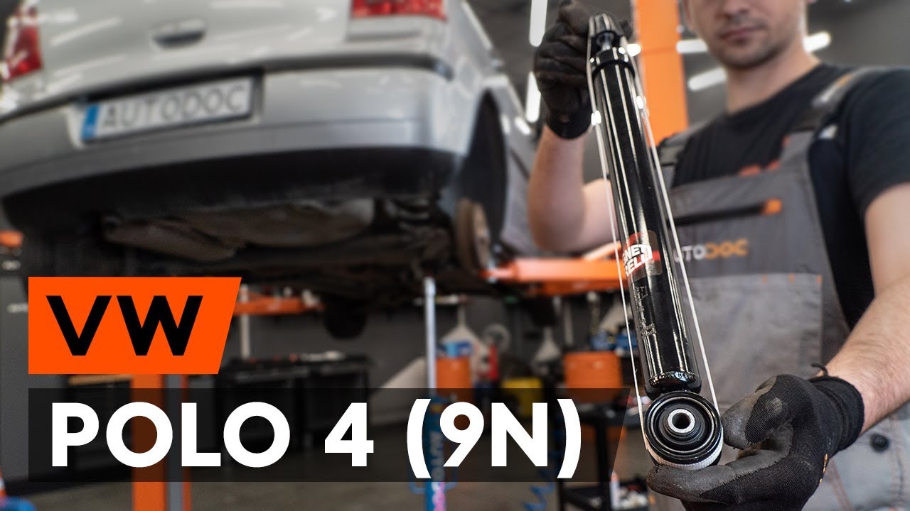 Kako zamenjati avtodel amortizer zadaj na avtu VW Polo 9N – vodnik menjave