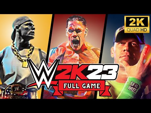 WWE 2K23 JOHN CENA Showcase GAMEPLAY Walkthrough FULL GAME No Commentary 2K QUALITY