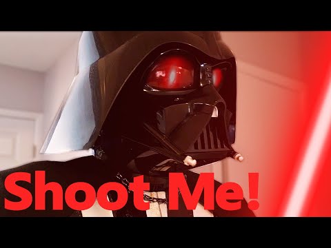 Vader tries out his new Lightsaber ! Lightsaber tutorial/DIY (Star Wars Fan Film Style)
