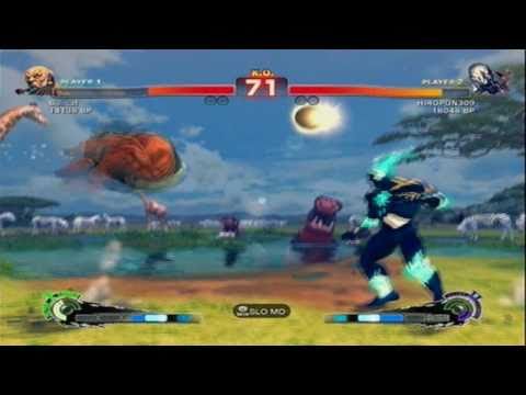 Super Street Fighter 4 Bullcat (Gouken) vs Hiropon309 (Seth)