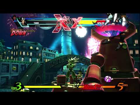 Ultimate Marvel vs Capcom 3 (PS3) -- Non-Ranked Matches 242 - KillaJay the Chicken (Part 2/2)