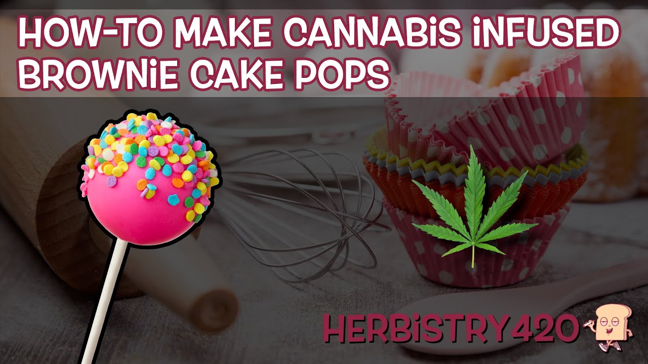 Cannabis Infused Brownie Cake Pops: 12-Pop Recipe