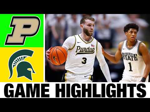 #8 Purdue vs #13 Michigan State Highlights | Men's Basketball | College Basketball 2026
