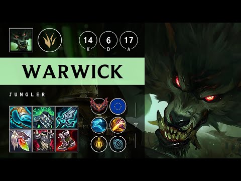 Warwick Jungle vs Shyvana: Rampage - EUW Grandmaster Patch 14.20