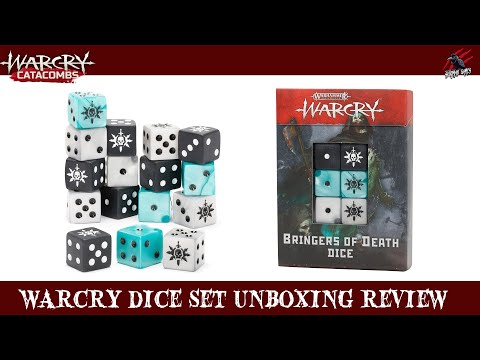 WARCRY DICE SET BRINGERS OF DEATH - Unboxing Review With Comparison To ALL Other Warcry Dice Sets