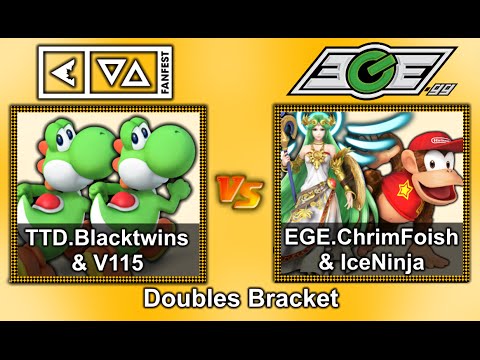 CVA Fanfest Sm4sh: TTD.Blacktwins + V115 vs IceNinja + Chrim Foish