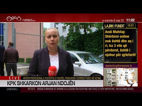 Edicioni informativ - 06 Maj 2022 - Ora 11:00 - Ora News