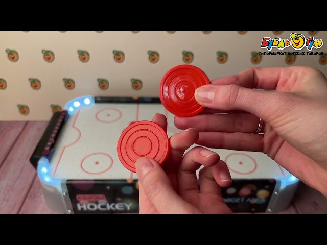 Игра настольная Lanson Toys Аэрохоккей спортивная скорость реакции ловкость с 6лет - видео