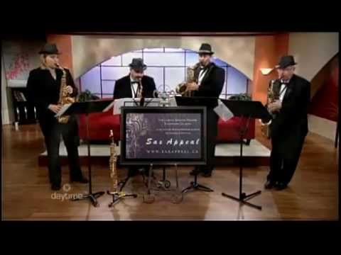 Sax Appeal On Daytime Ottawa Performing Ain't Misbehavin' (by Fats Waller - arr. by Lennie Niehaus)