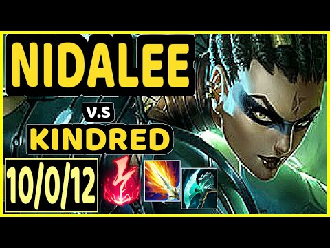 PEANUT (NIDALEE) vs KINDRED - 10/0/12 KDA JUNGLE CHALLENGER GAMEPLAY - KR